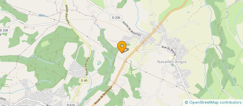 localisation de l'entreprise SCEA TRESSERES  NAVAILLES-ANGOS