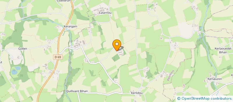 localisation de l'entreprise SCEA TREVIEN GRALL à PLOUVORN
