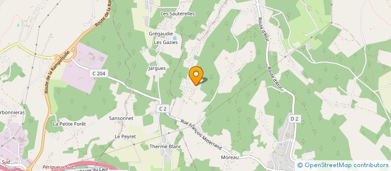 localisation de l'entreprise SCEA TRUFFES DE LA ROCHE à CHAMPCEVINEL