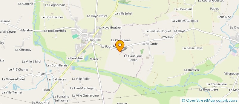 localisation de l'entreprise SCEA TULOUP  LANDUJAN