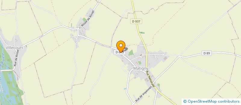 localisation de l'entreprise SCEA TUPIGNY à MATIGNY