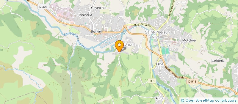 localisation de l'entreprise SCEA URGURY  SAINT-PEE-SUR-NIVELLE