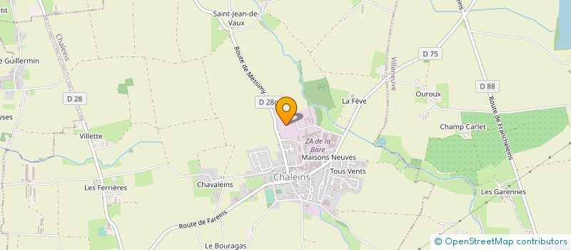 localisation de l'entreprise SCEA VAL DE SAONE  MESSIMY-SUR-SAONE