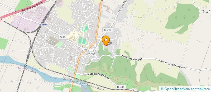 localisation de l'entreprise SCEA VALSPAN à LIVRON-SUR-DROME