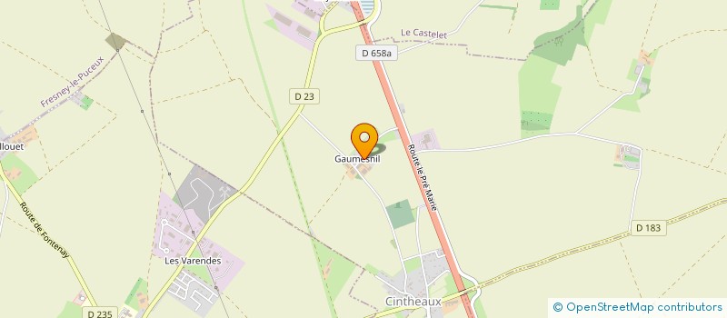 localisation de l'entreprise SCEA VANDERMERSCH à CINTHEAUX
