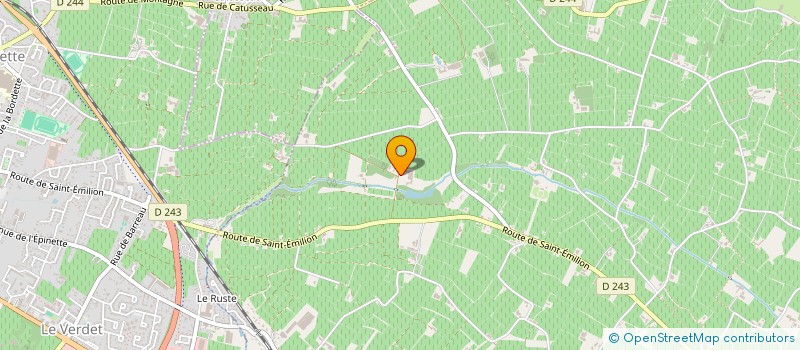 localisation de l'entreprise SCEA VARENNES-GUIMONIERE à SAINT-EMILION