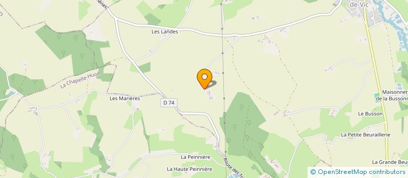 localisation de l'entreprise SCEA VAUDEBERT  SAINT GERVAIS DE VIC