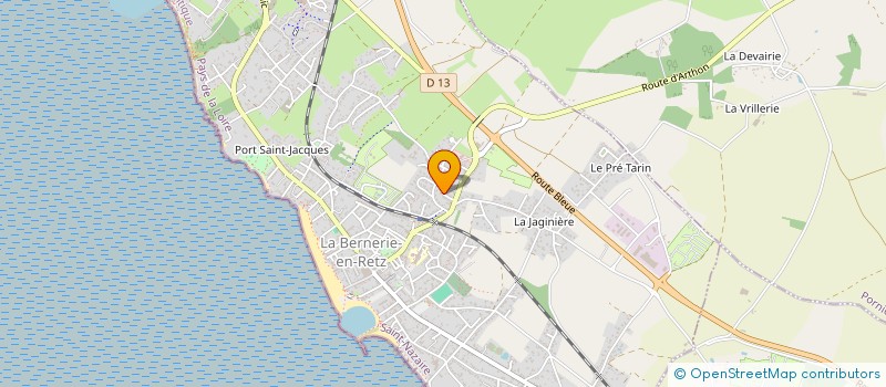 localisation de l'entreprise SCEA VERFLORE à LA BERNERIE-EN-RETZ