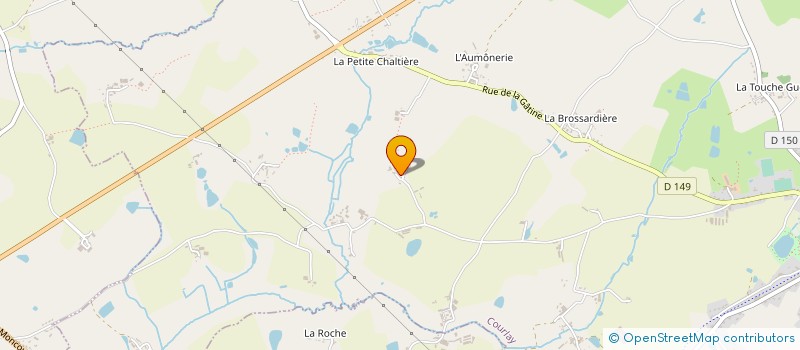 localisation de l'entreprise SCEA VERGER à COURLAY