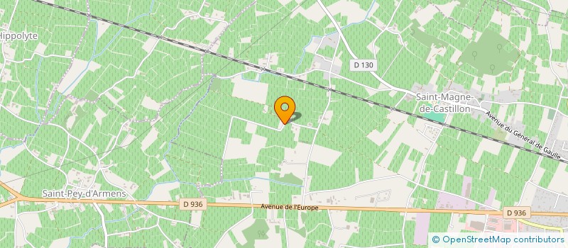 localisation de l'entreprise SCEA VERGER FILS à SAINT-MAGNE-DE-CASTILLON