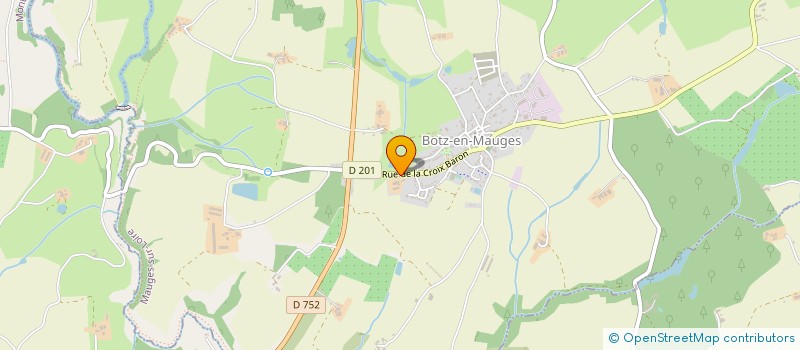 localisation de l'entreprise SCEA VERGERS DE LA GRANDE MONNERIE à MAUGES-SUR-LOIRE