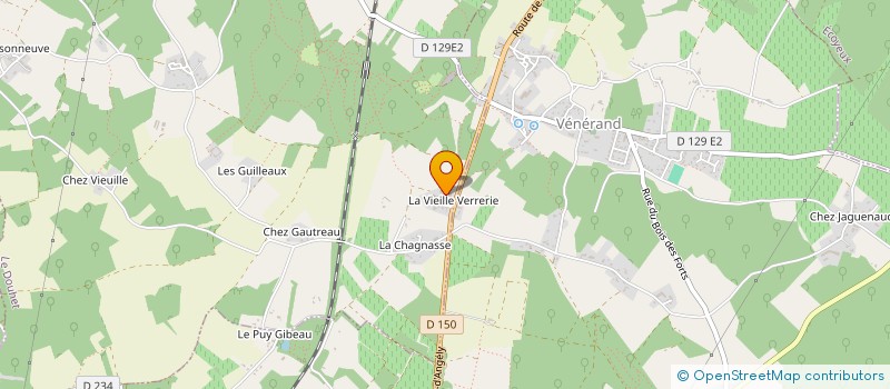 localisation de l'entreprise SCEA VERGERS DES 4 V à LE DOUHET