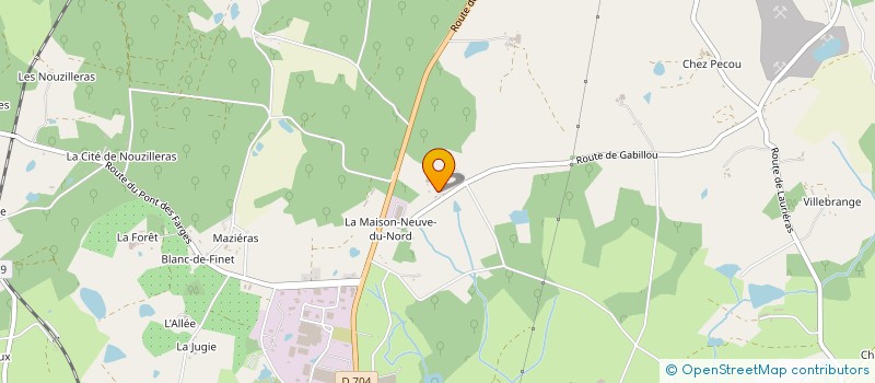 localisation de l'entreprise SCEA VERGERS DES LORIOTS à ST YRIEIX LA PERCHE