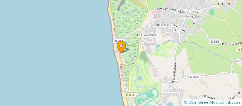 localisation de l'entreprise SCEA VERGERS OSTREICOLES DE NORMANDIE à AGON-COUTAINVILLE