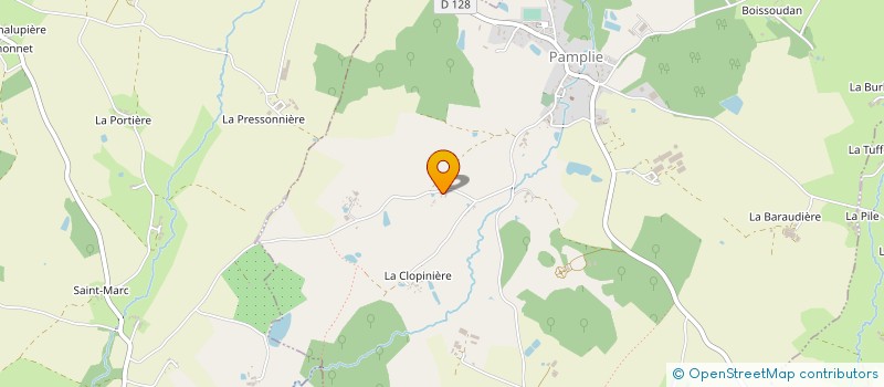 localisation de l'entreprise SCEA VERGNEAULT à PAMPLIE