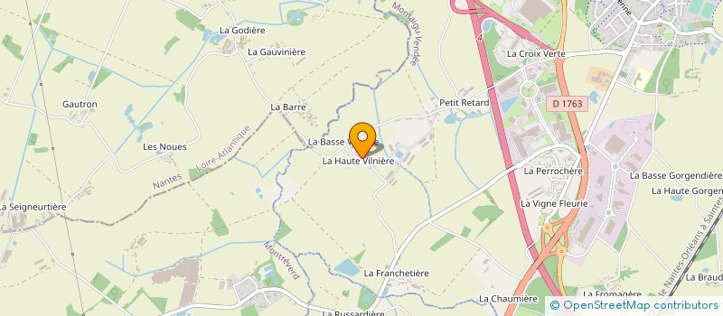 localisation de l'entreprise SCEA VIAUD à MONTAIGU-VENDEE