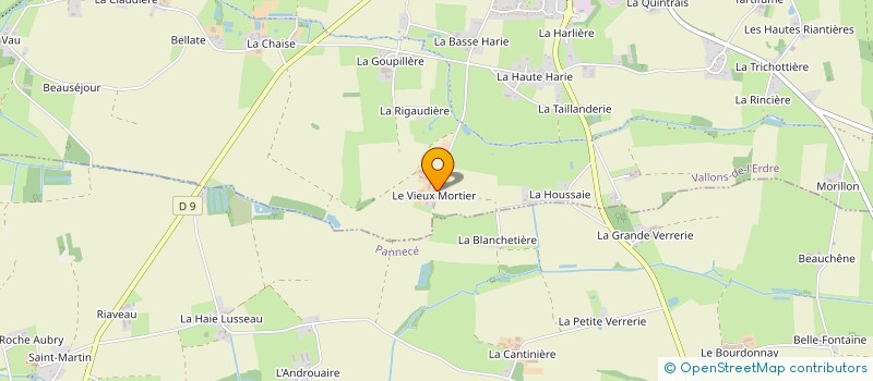 localisation de l'entreprise SCEA VIAUD à VALLONS-DE-L'ERDRE