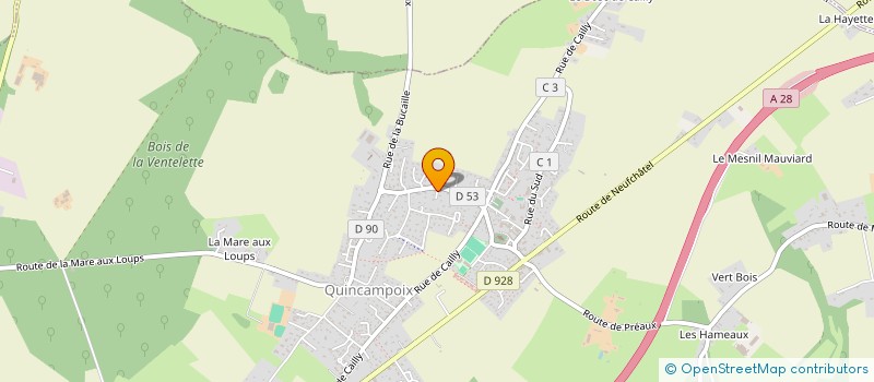 localisation de l'entreprise SCEA VIEILLE MALMAISON  QUINCAMPOIX