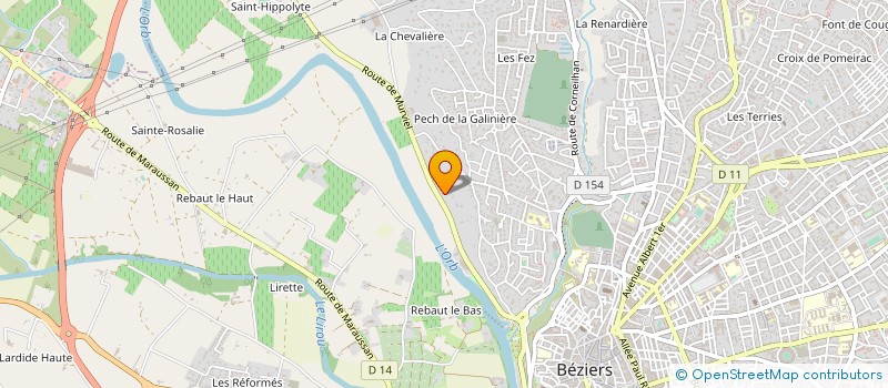 localisation de l'entreprise SCEA VIENNET à BEZIERS