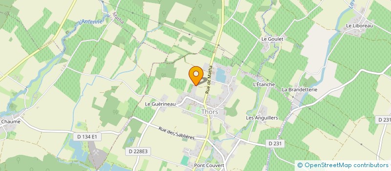 localisation de l'entreprise SCEA VIGNOBLE DESCHAMPS-MACARIOL  THORS