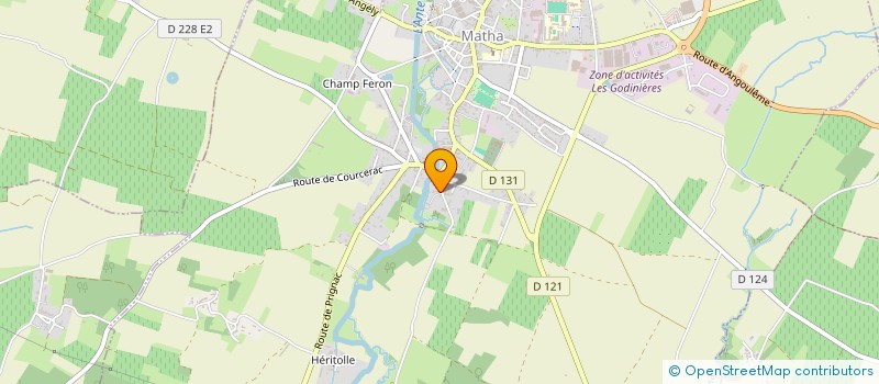 localisation de l'entreprise SCEA VIGNOBLES BRISSON  MATHA