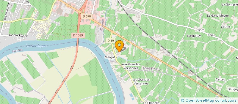 localisation de l'entreprise SCEA VIGNOBLES CHENE ET FILS  SAINT-CHRISTOPHE-DES-BARDES