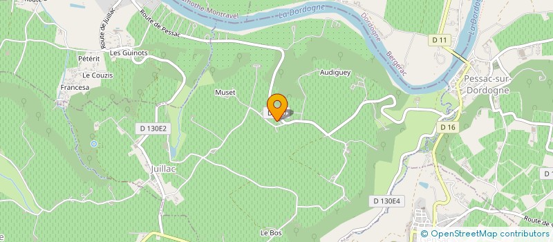 localisation de l'entreprise SCEA VIGNOBLES CODOLO  JUILLAC