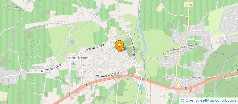 localisation de l'entreprise SCEA VIGNOBLES DE LA LAURENCE  MONTUSSAN