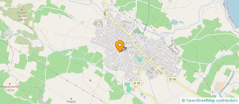 localisation de l'entreprise SCEA VIGNOBLES DE SAUMELONGUE  CAZOULS-LES-BEZIERS