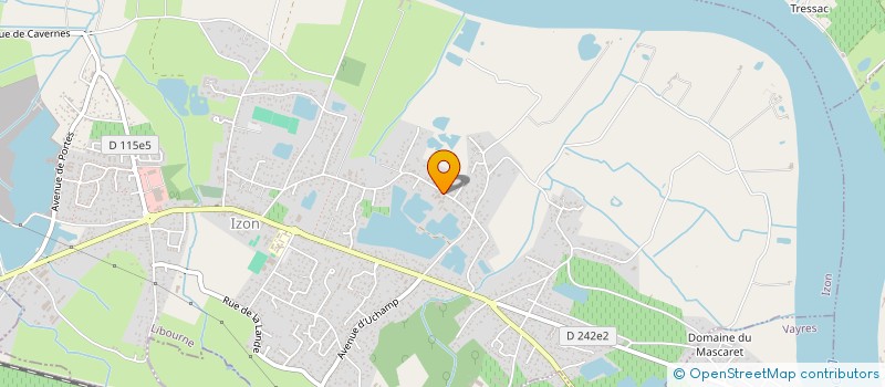 localisation de l'entreprise SCEA VIGNOBLES DELPEUCH  IZON