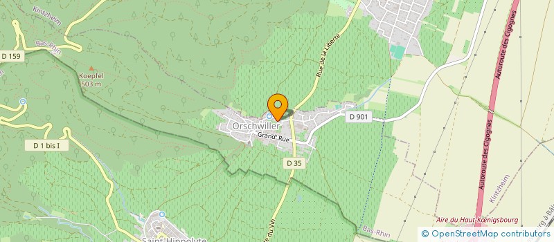 localisation de l'entreprise SCEA VIGNOBLES ENGEL RAYMOND ET FILS  ORSCHWILLER