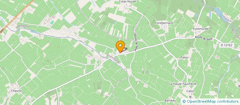 localisation de l'entreprise SCEA VIGNOBLES PAILLE à MONTAGNE