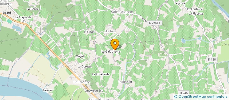 localisation de l'entreprise SCEA VIGNOBLES PONTALIER  SAINT-AIGNAN