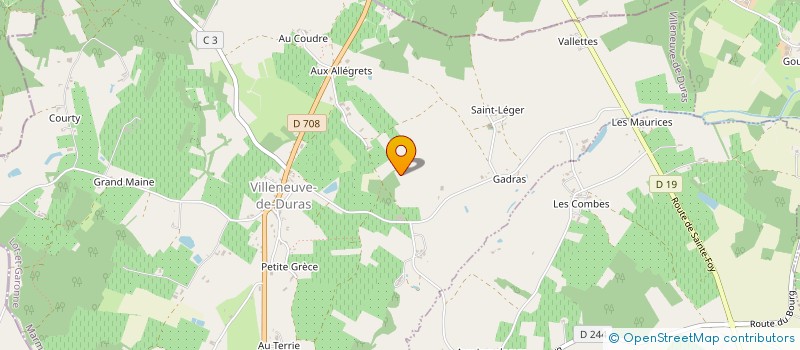 localisation de l'entreprise SCEA VIGNOBLES VUILLIEN à ESCLOTTES