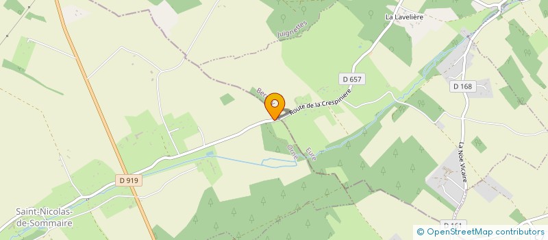 localisation de l'entreprise SCEA VIGOUROUX à LA FERTE-EN-OUCHE
