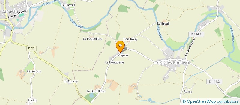 localisation de l'entreprise SCEA VILQUOY à TRIZAY-LES-BONNEVAL