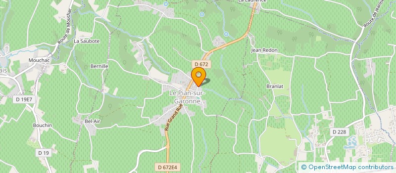 localisation de l'entreprise SCEA VINSOT ET FILS  LE PIAN-SUR-GARONNE