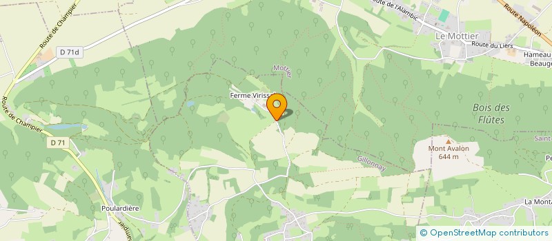 localisation de l'entreprise SCEA VIRESALLE  GILLONNAY