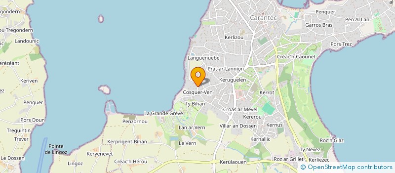 localisation de l'entreprise SCEA VIVARMOR à CARANTEC
