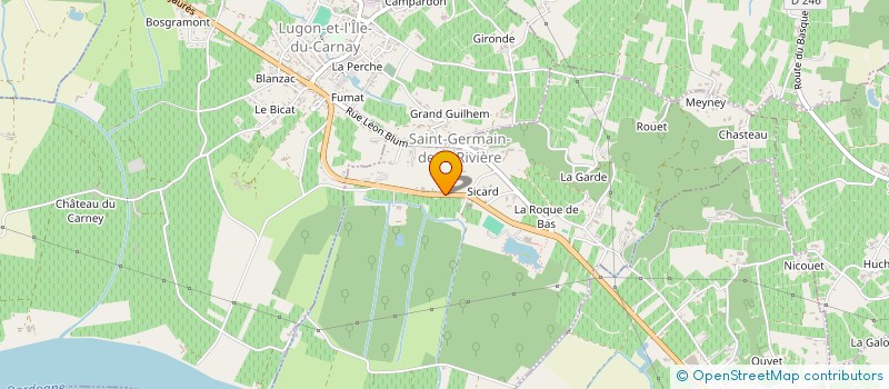 localisation de l'entreprise SCEA VRAI MERLET  SAINT-GERMAIN-DE-LA-RIVIERE