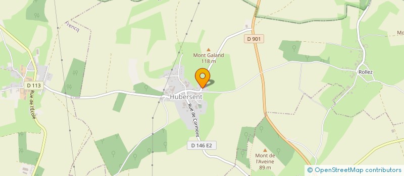 localisation de l'entreprise SCEA WALLOIS  HUBERSENT