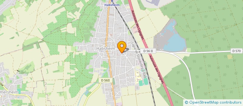 localisation de l'entreprise SCEA WOLF  HABSHEIM