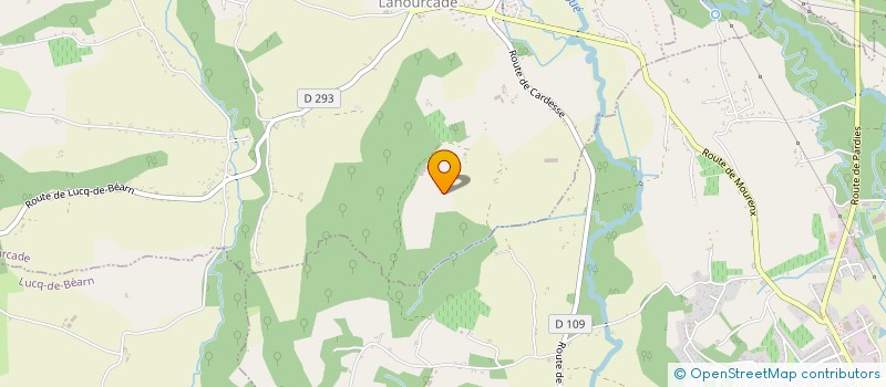 localisation de l'entreprise SCEA YEGUADA BERBA  LAHOURCADE