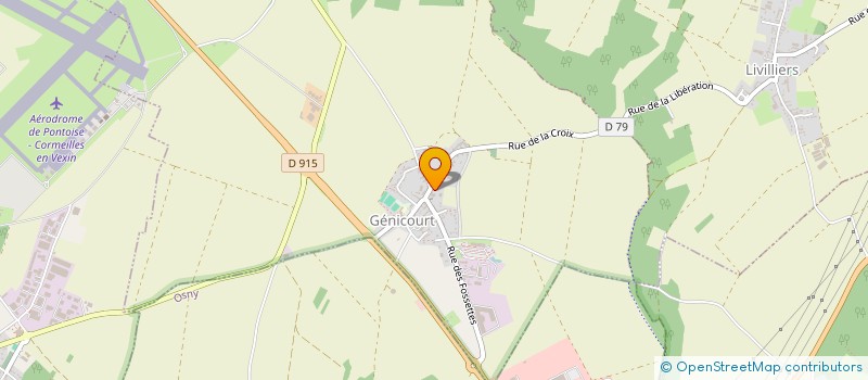localisation de l'entreprise SCEA YHCAM à GENICOURT