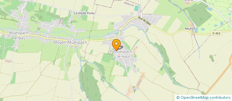 localisation de l'entreprise SCEA ZIELHOF  MUESPACH-LE-HAUT