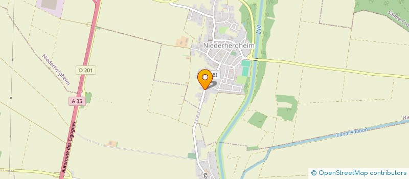 localisation de l'entreprise SCEA ZITVOGEL  NIEDERHERGHEIM