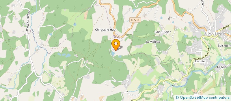 localisation de l'entreprise SCEAF DU DOMAINE DE CACHARD  BOFFRES