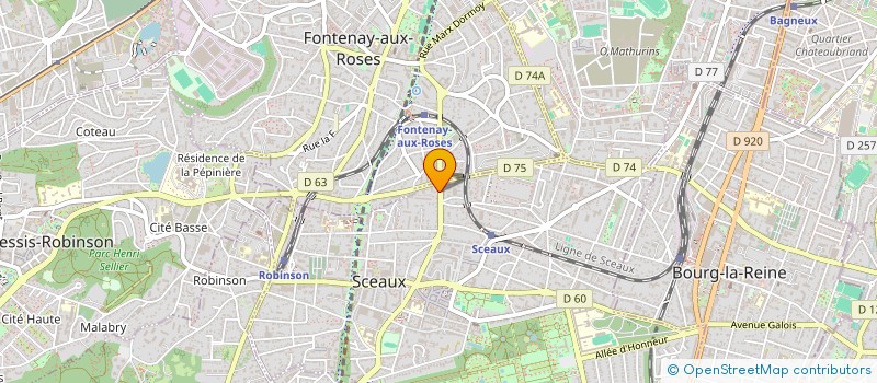 localisation de l'entreprise SCEAUX AUTO ECOLE DANIEL à SCEAUX