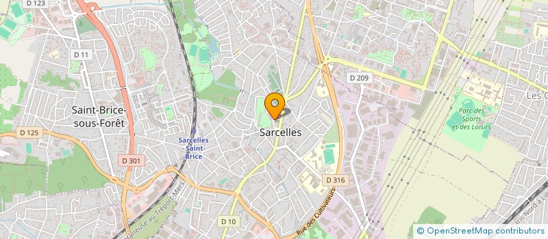 localisation de l'entreprise SCEB à SARCELLES