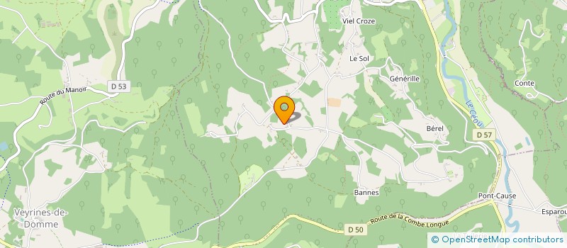localisation de l'entreprise SCEB DUFOUR à SAINT-MARTIAL-DE-NABIRAT